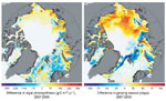 artic ice map