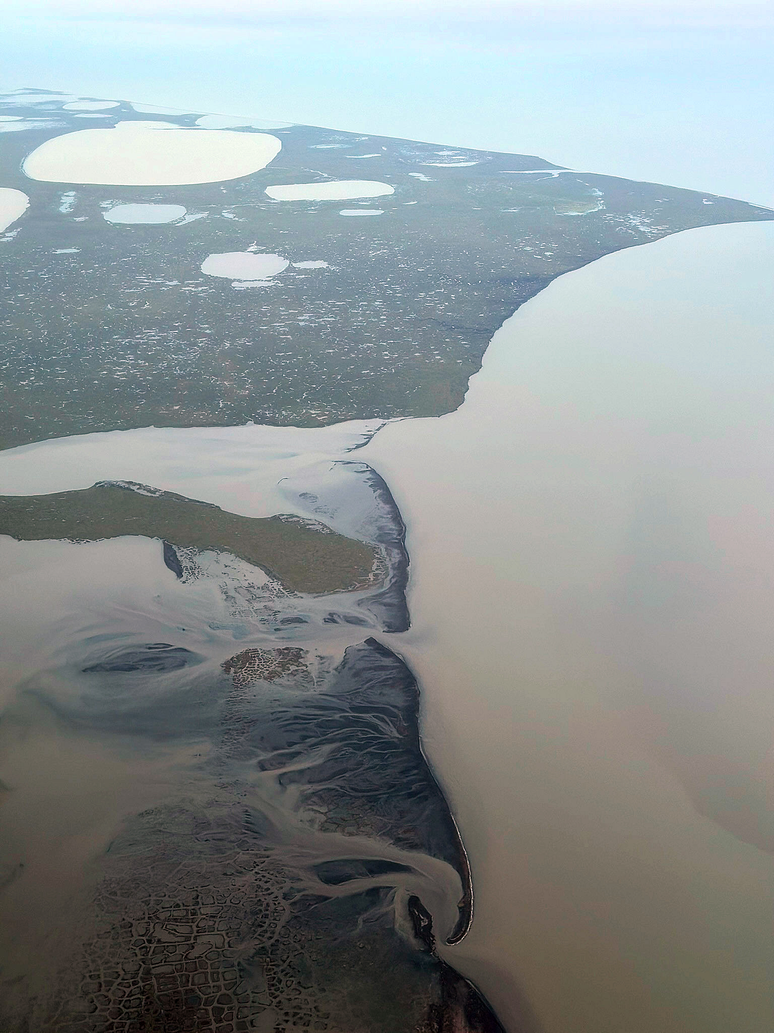 North Slope Alaska Eroding Coastline